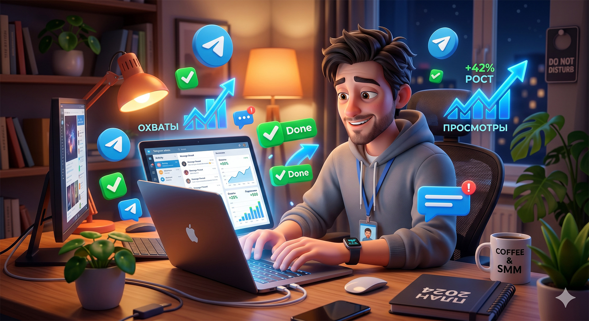 Как вести сетку из 10 Telegram-каналов в одиночку и не сойти с ума